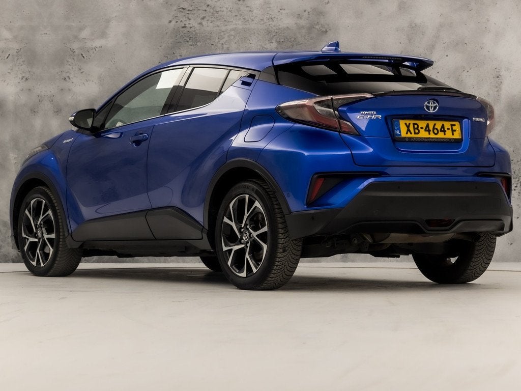 Toyota C-HR 1.8 Hybrid Premium Sport Automaat (NAVIGATIE, CA, 12 maanden, Stof, 4 cilinders, Blauw
