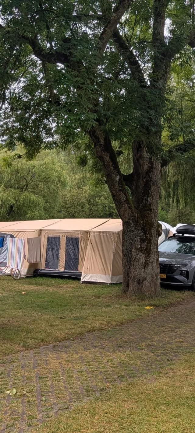 Combi camp achtertent inclusief binnentent OPTI, Caravans en Kamperen, Ophalen of Verzenden, Zo goed als nieuw, Tot en met 2
