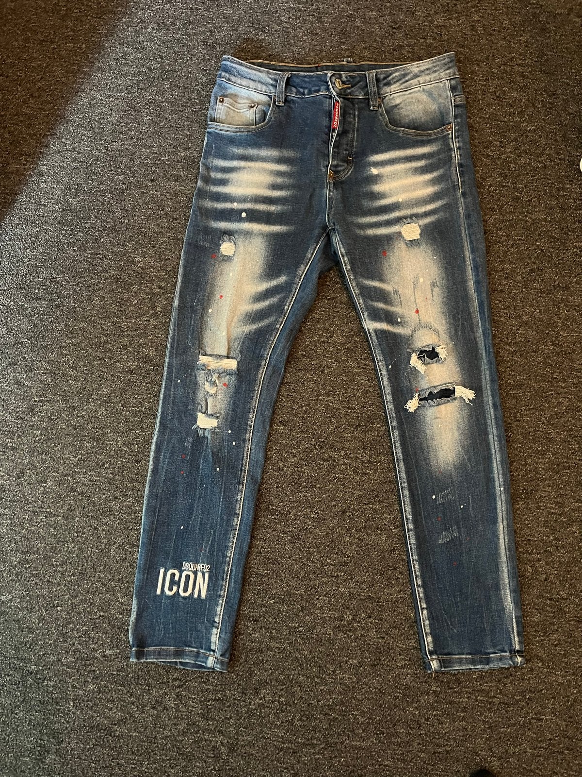 D2 Icon spijkerbroek, Verzenden, Nieuw, Blauw, Overige jeansmaten