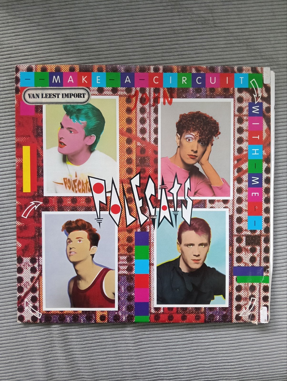 Polecats - Make a Circuit with me - 1982 Rockabilly, Ophalen of Verzenden, Gebruikt, 12 inch, Rock en Metal