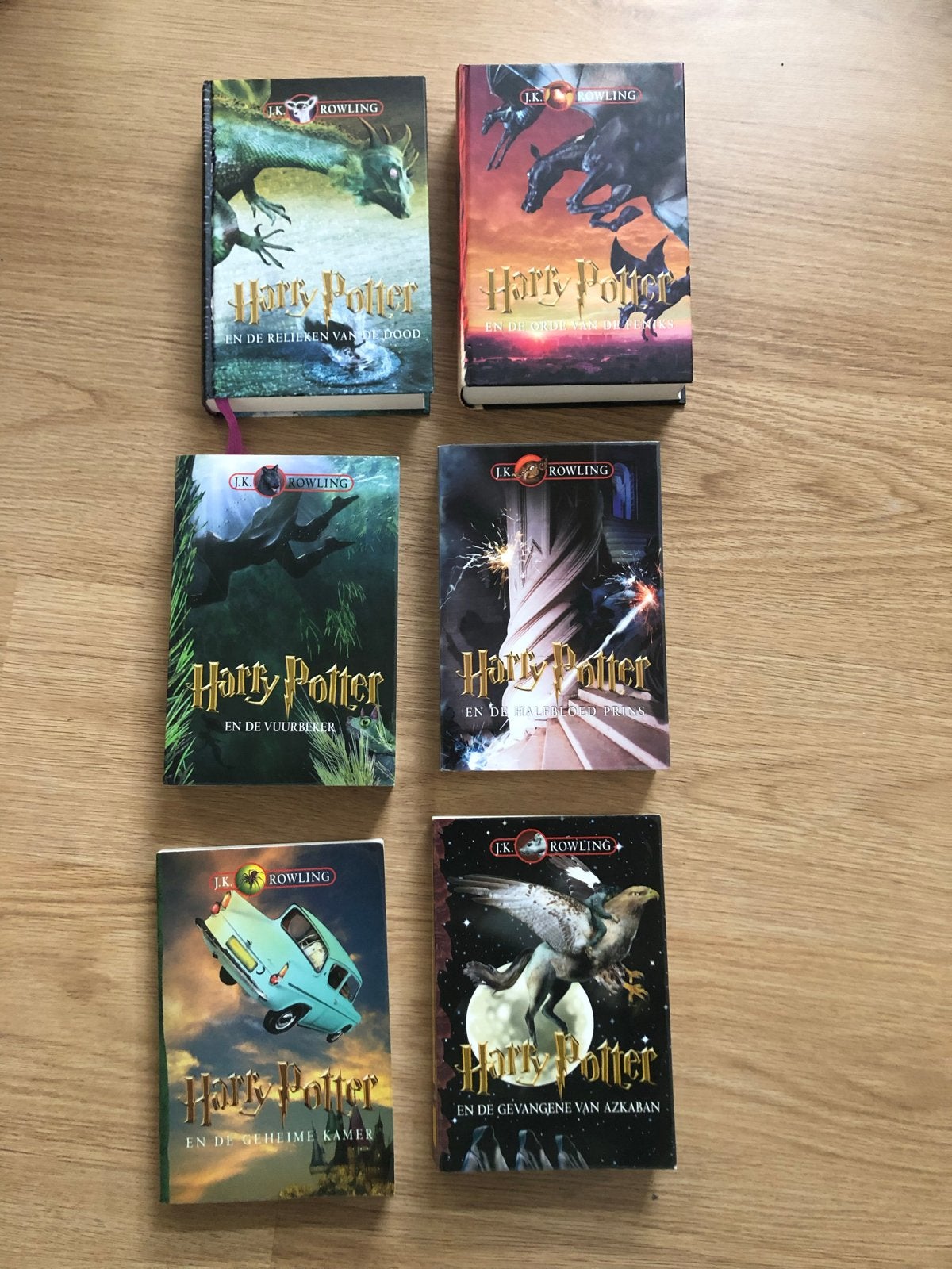 Harry Potter boeken - 6 delen j.k rowling, Boeken, Ophalen of Verzenden, Gelezen