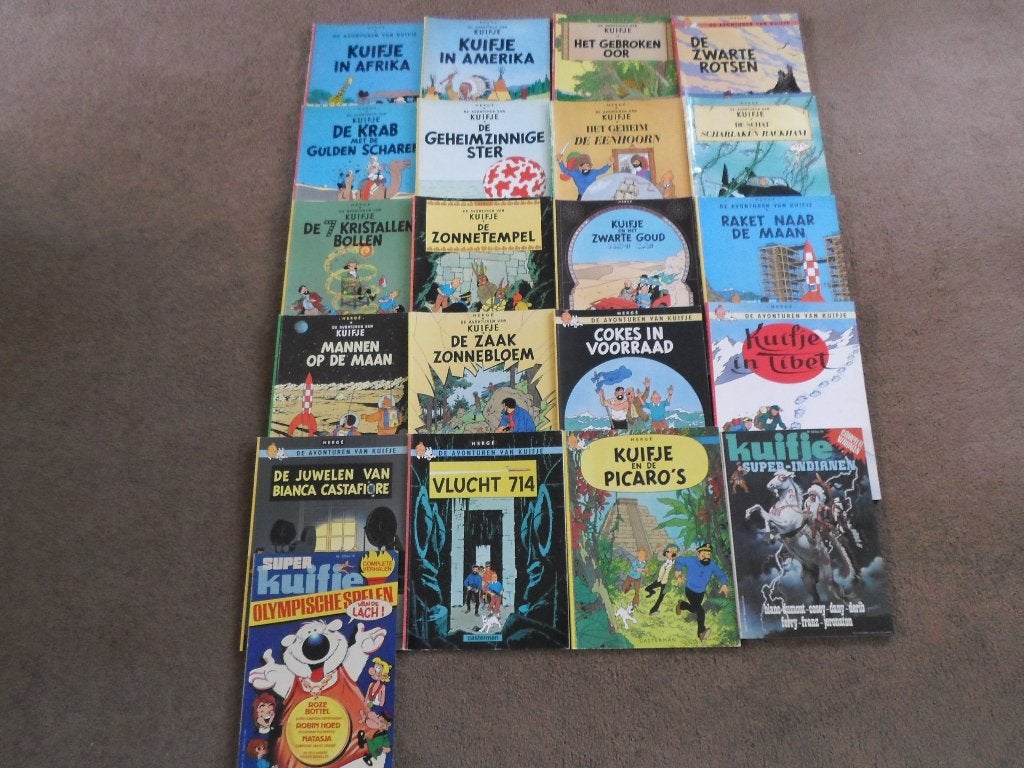 Kuifje.   Zeer   mooie   staat.    1    koop  35    euro., Boeken, Stripboeken, Meerdere stripboeken, Ophalen of Verzenden, Gelezen