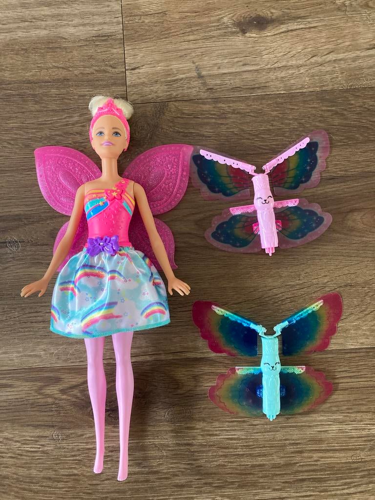 ZGAN Barbie Mattel Dreamtopia Flying Wings Fairy Doll, Kinderen en Baby's, Speelgoed | Poppen, Ophalen of Verzenden, Zo goed als nieuw