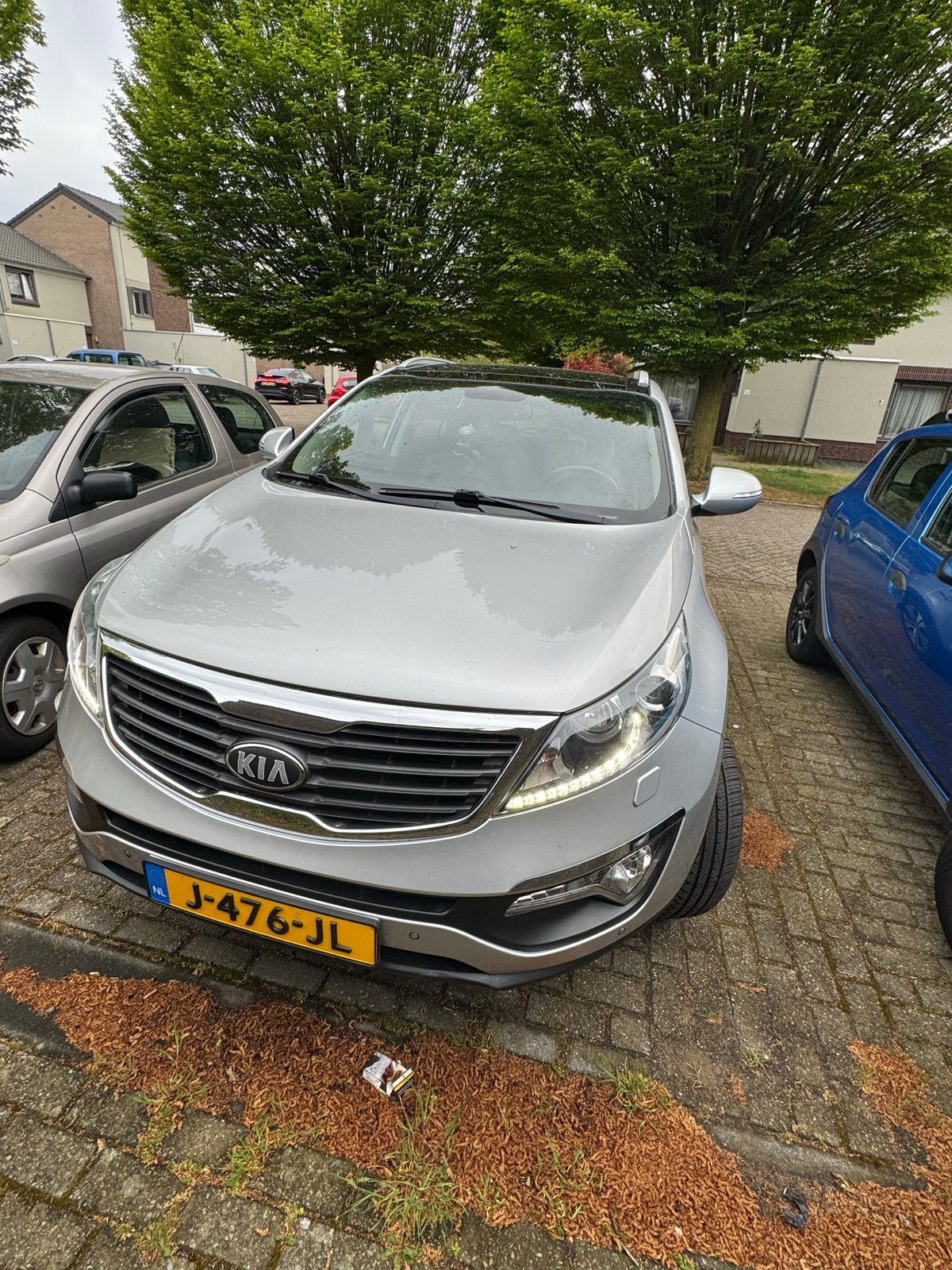 Kia Sportage 2.0 Cvvt 2WD AUT 2013 Grijs, Auto's, Kia, 1998 cc, 4 cilinders, 163 pk, 75 €/maand