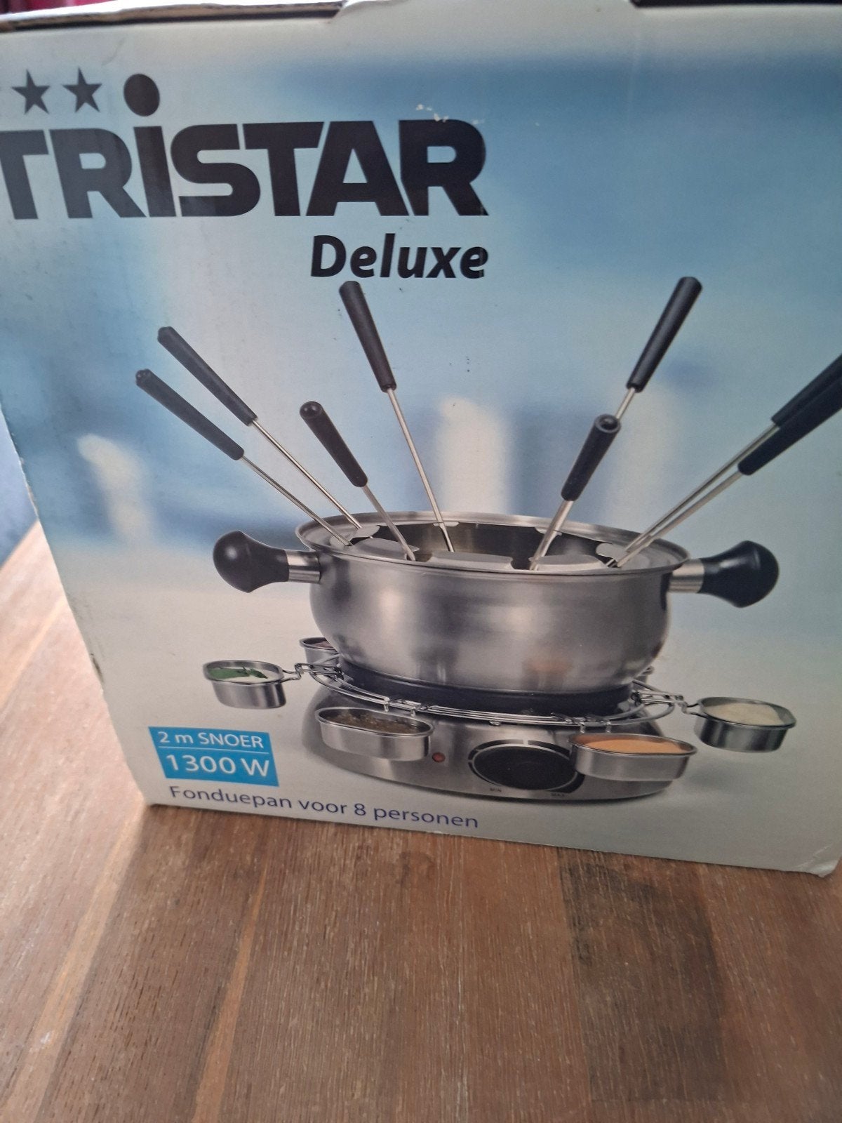 Tristar Deluxe Fonduepan FO-1100AH - Gebruikt, Ophalen of Verzenden