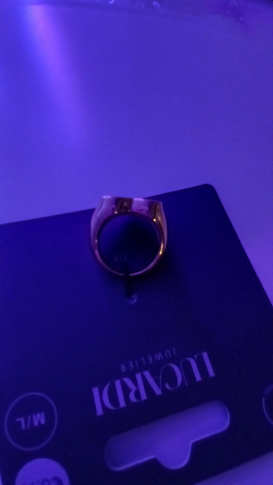 Gouden ring met hartje M/L - Lucardi Juwelier, Nieuw, Ophalen of Verzenden, 17 tot 18, Dame of Heer