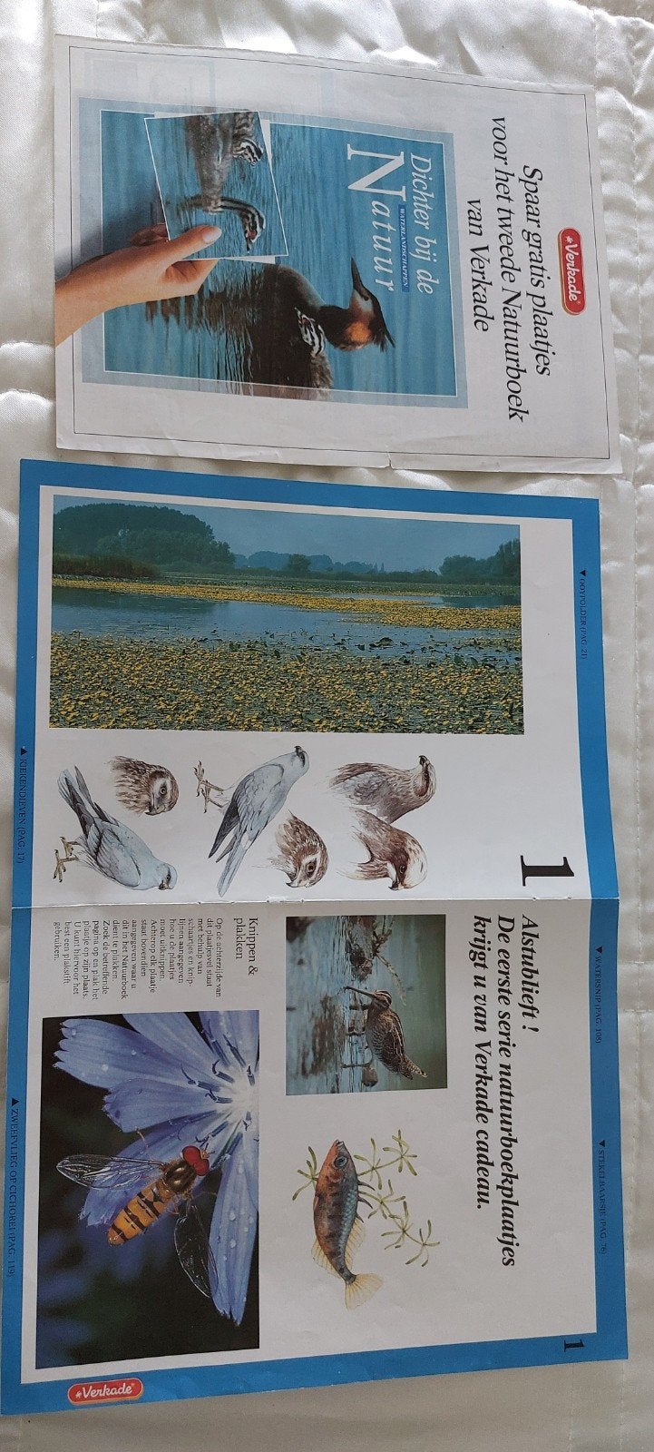 Verkade plaatjes natuurboek, Ophalen of Verzenden