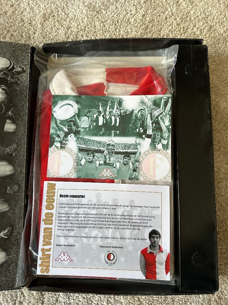 Feyenoord 100 Jaar Jubileumshirt – "Shirt van de Eeuw", Verzenden, Zo goed als nieuw, Feyenoord, Shirt