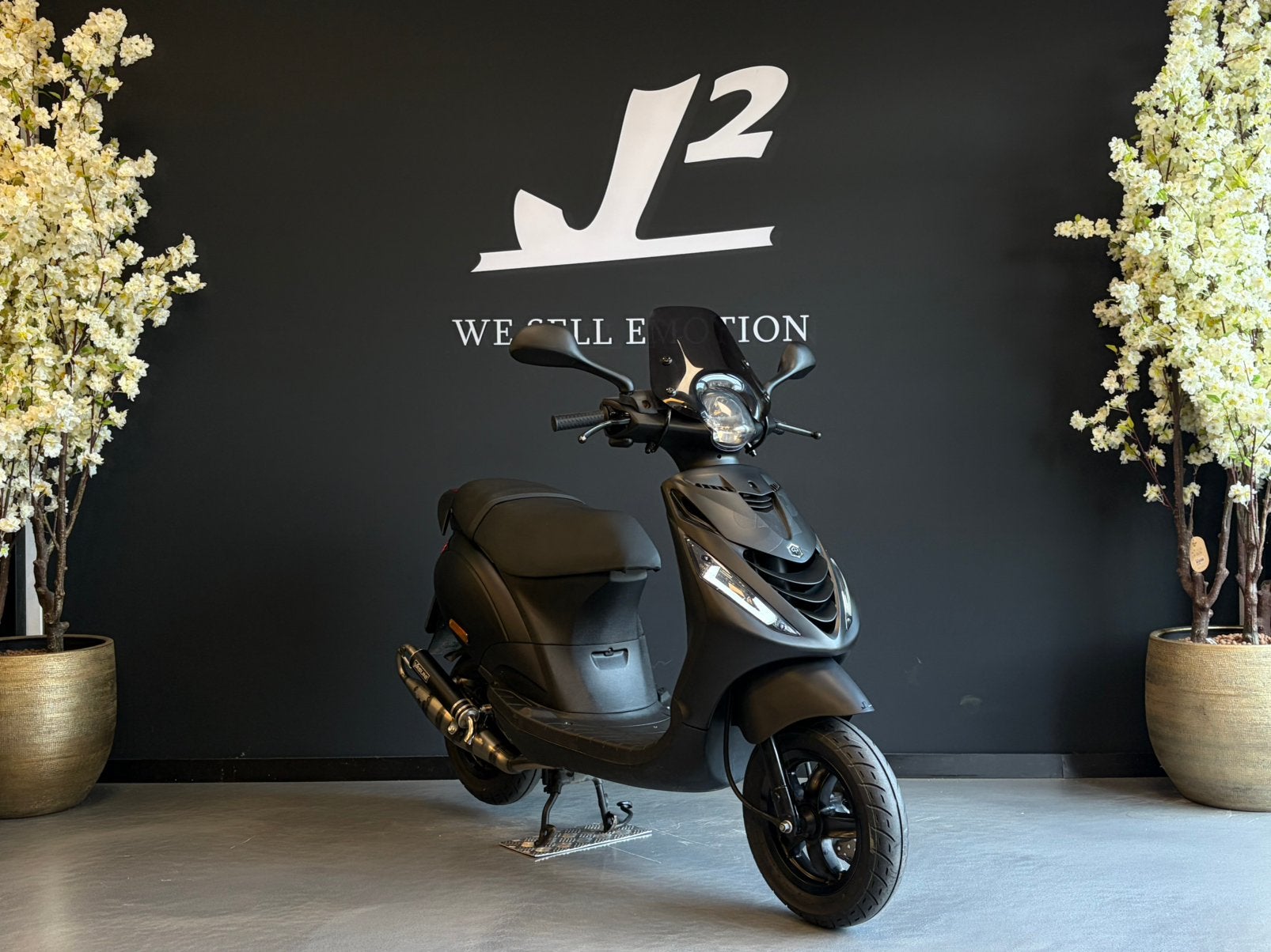 Piaggio Zip 2 takt | Mat Zwart | Brom | 2015 | 4380 km, Overige modellen, ., Maximaal 45 km/u, Ophalen of Verzenden