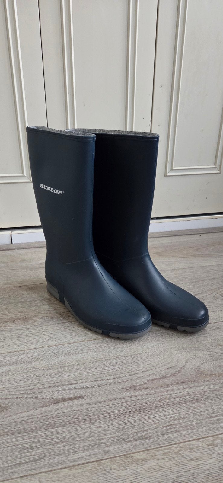 Dunlop regenlaarzen blauw grijs maat 38, Blauw, Ophalen of Verzenden, Dunlop, Regenlaarzen