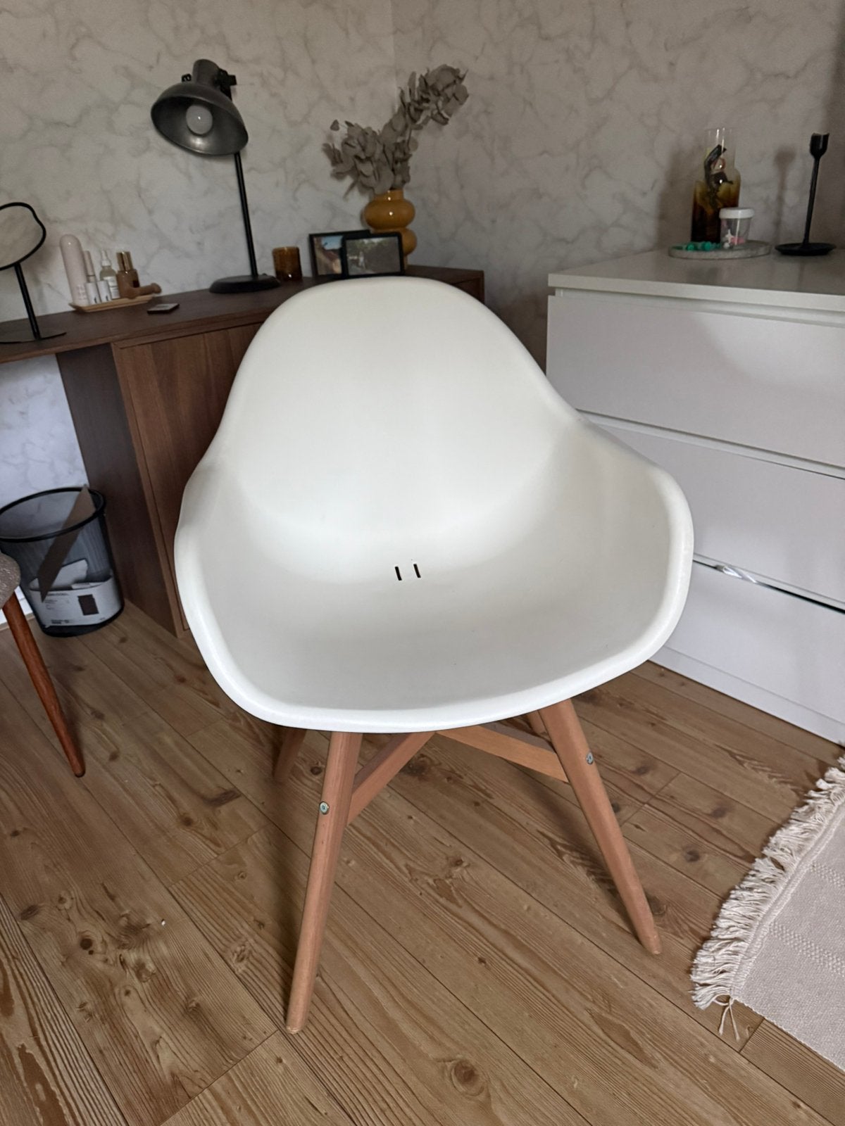 Bureau stoel ikea, Ophalen, Zo goed als nieuw, Wit, Eén