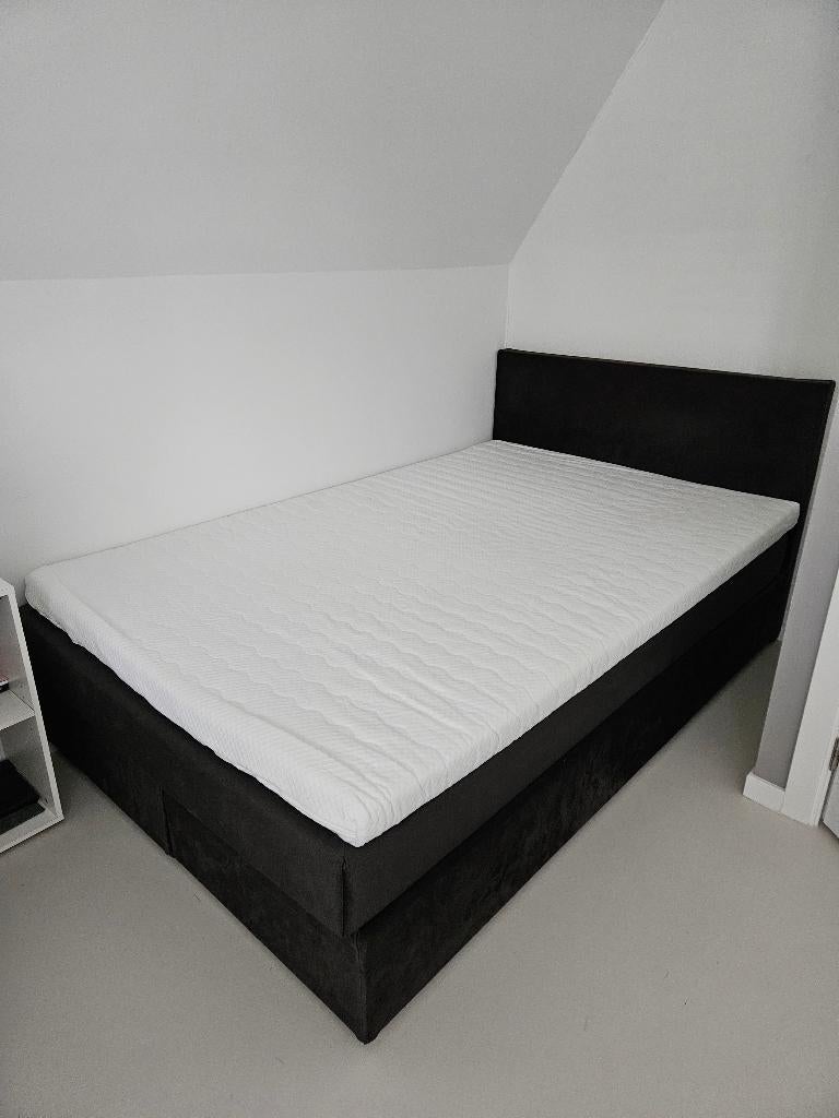 Boxspring 140x220, Ophalen, Overige kleuren, Tweepersoons, 140 cm