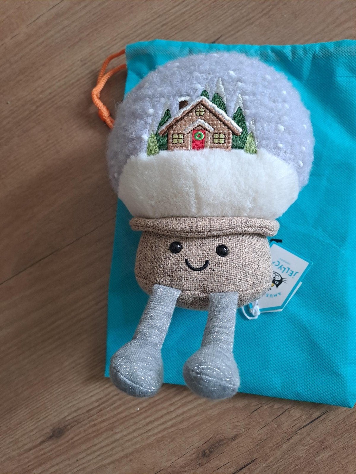 Jellycat Amuseables Snow Globe Knuffel - Nieuw met label, Jellycat, Overige karakters, Overige typen, Nieuw