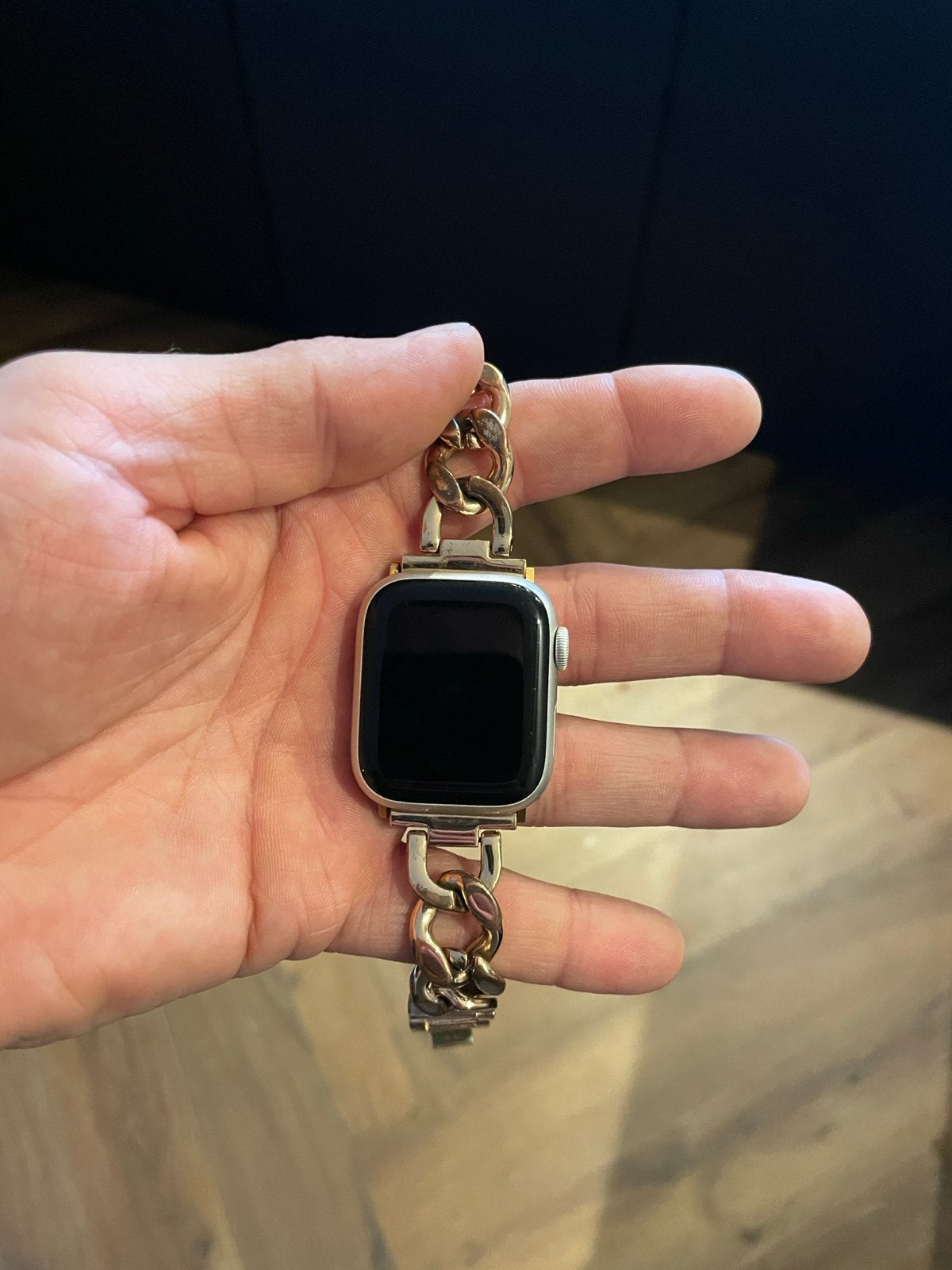 Apple Watch Series 8 41mm Goud/Zilver - Gebruikt, Conditie, Gebruikt, IOS, Ophalen of Verzenden