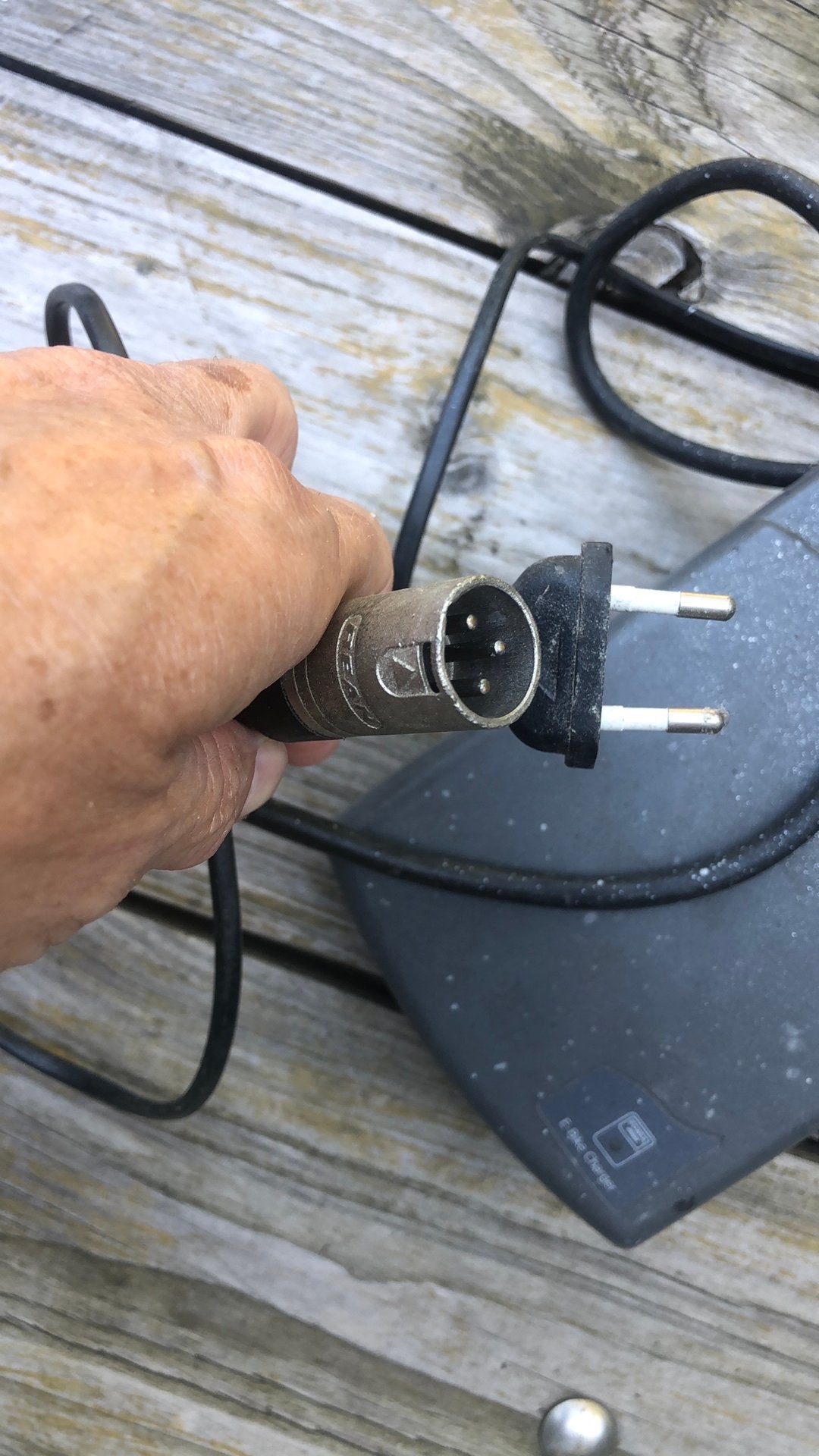 Fiets lader, Ophalen, Gebruikt