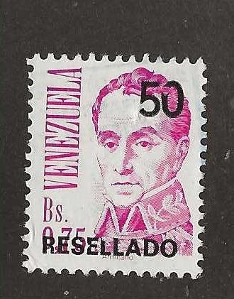 Venezuela; 2951 Opdruk Resellado, Verzenden, Gestempeld, Zuid-Amerika