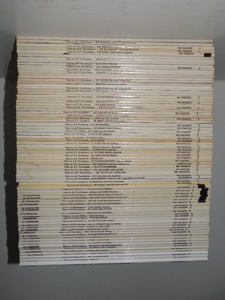 Rik Ringers ~ Complete serie 1 t/m 78, Boeken, Stripboeken, Complete serie of reeks, Ophalen of Verzenden, Gelezen, Didier Desmit, Gilbert Gascard (Tibet)