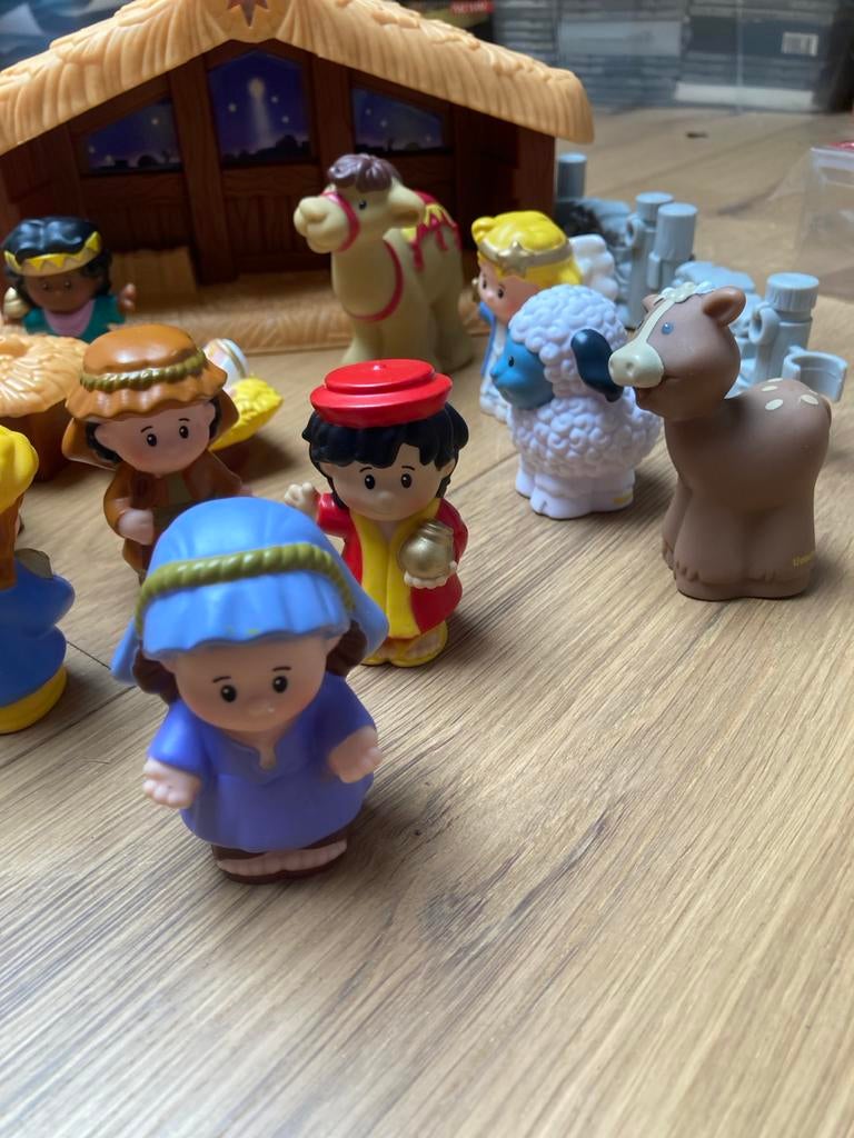 Fisher-Price Little People Kerststal Set, Ophalen of Verzenden, Gebruikt, Jongen of Meisje