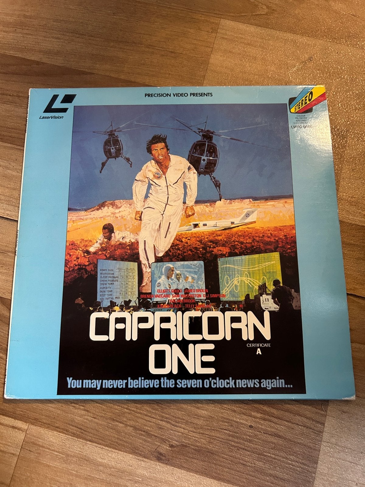 Laserdisc / LaserVision Capricorn One, erg mooi, Ophalen of Verzenden, Zo goed als nieuw