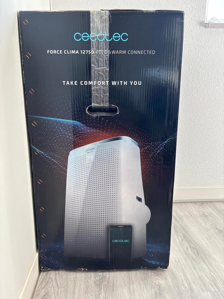 Mooie Cecotec Force Clima 12750 Cold&Warm Connected Airco, Ophalen, 3 snelheden of meer, Zo goed als nieuw, Koelen en Ontvochtigen