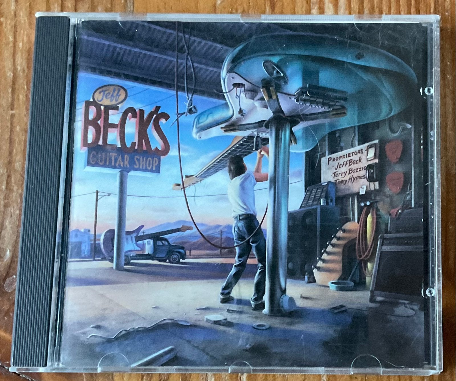 Jeff Beck with Terry Bozzio - Jeff Beck’s Guitar Shop cd, Ophalen of Verzenden, Gebruikt, Poprock