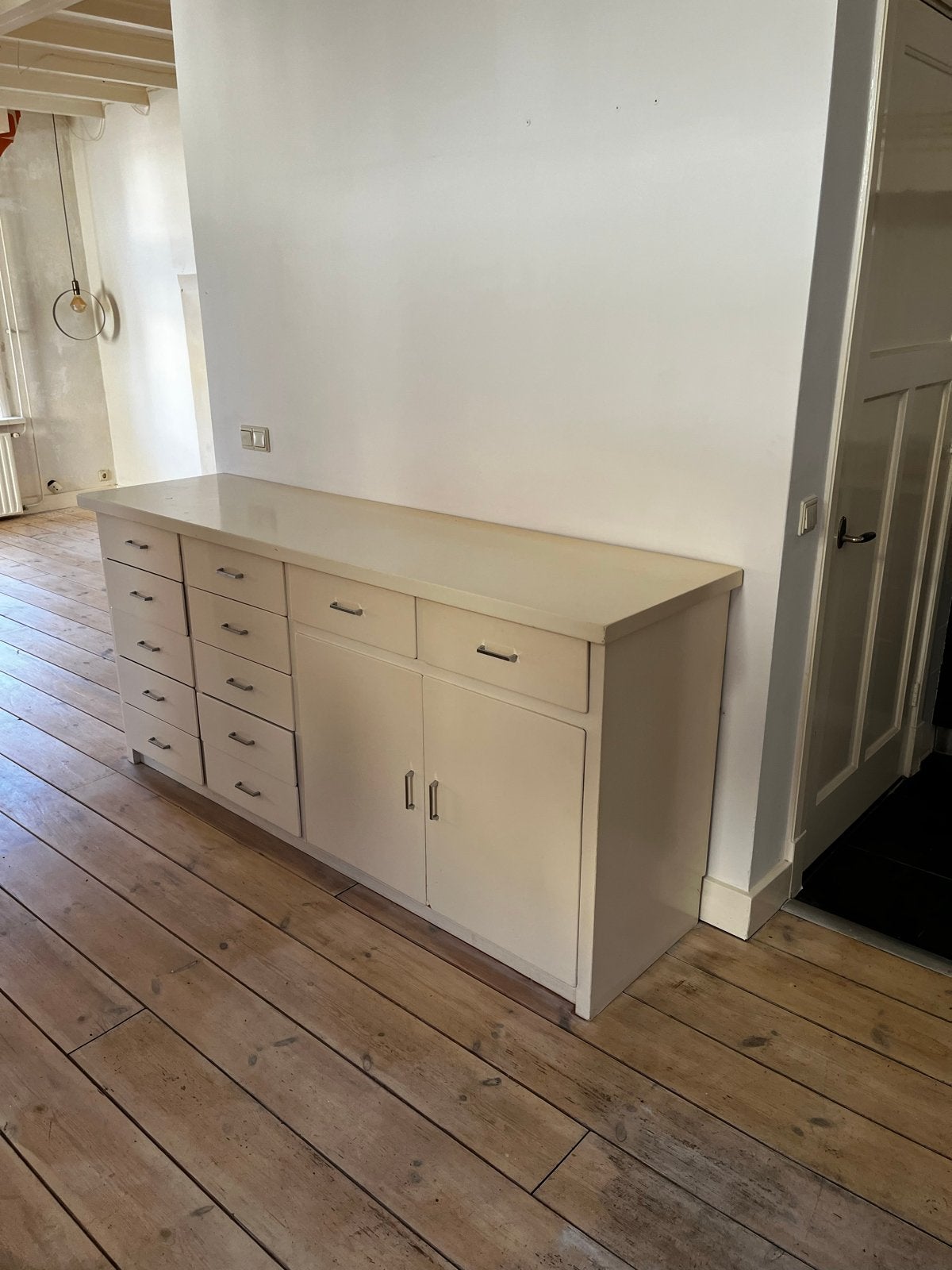 Dressoir MDF 200x94x54cm - Ruime opbergkast, Huis en Inrichting, Ophalen, Overige materialen, Gebruikt, 200 cm of meer