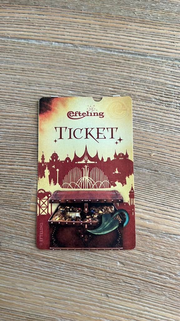 Efteling parkeerticket, Ophalen of Verzenden, Zo goed als nieuw, Overige typen