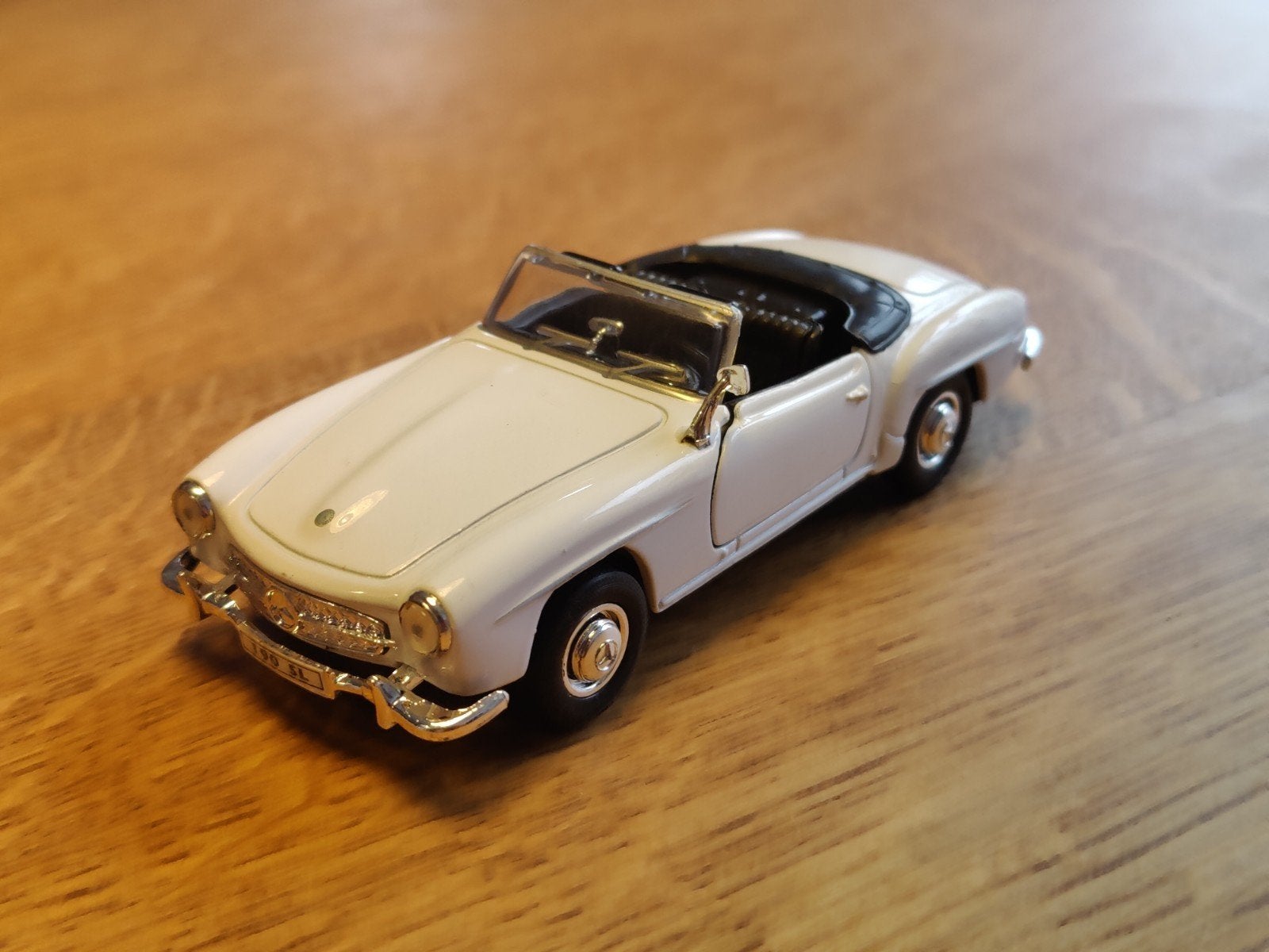 Welly Mercedes 190 SL WIT, Ophalen of Verzenden, Auto