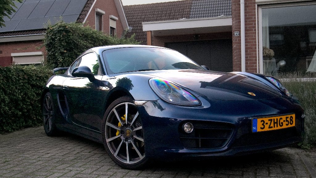 Porsche Cayman 2.7 PDK 2015 Blauw, Auto's, Achterwielaandrijving, Blauw, Cayman, Origineel Nederlands