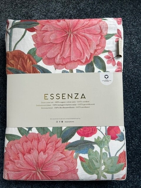 Essenza Dekbdedovertrek 260  100% Satijn Katoen, Info@essenzahome.nl, Lits-jumeaux, Essenza, Dekbedovertrek