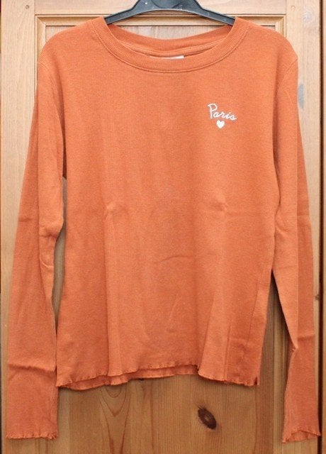 Roestbruine longsleeve van Fish & Chips – maat 158, Fish & Chips, Meisje, Ophalen of Verzenden, Zo goed als nieuw