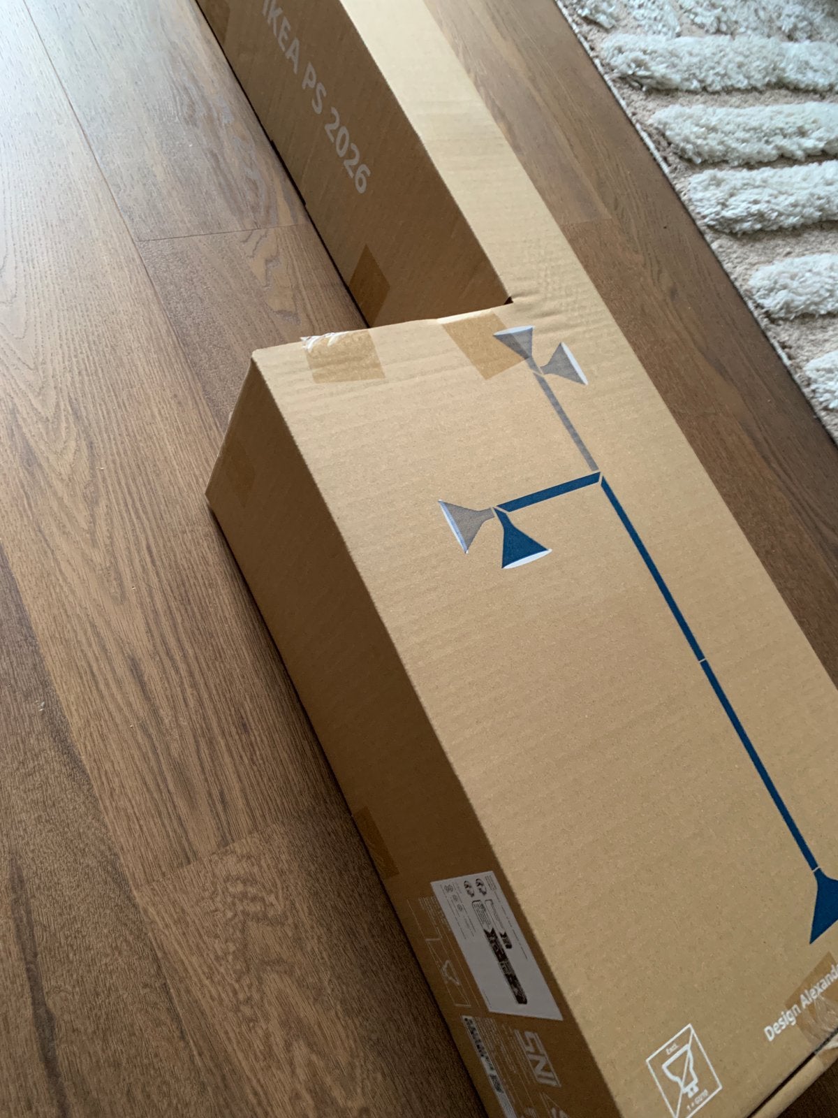 Ikea PS 2026 - Alexander Pott lamp blauw, Huis en Inrichting, Ophalen, GU10, Nieuw, Metaal