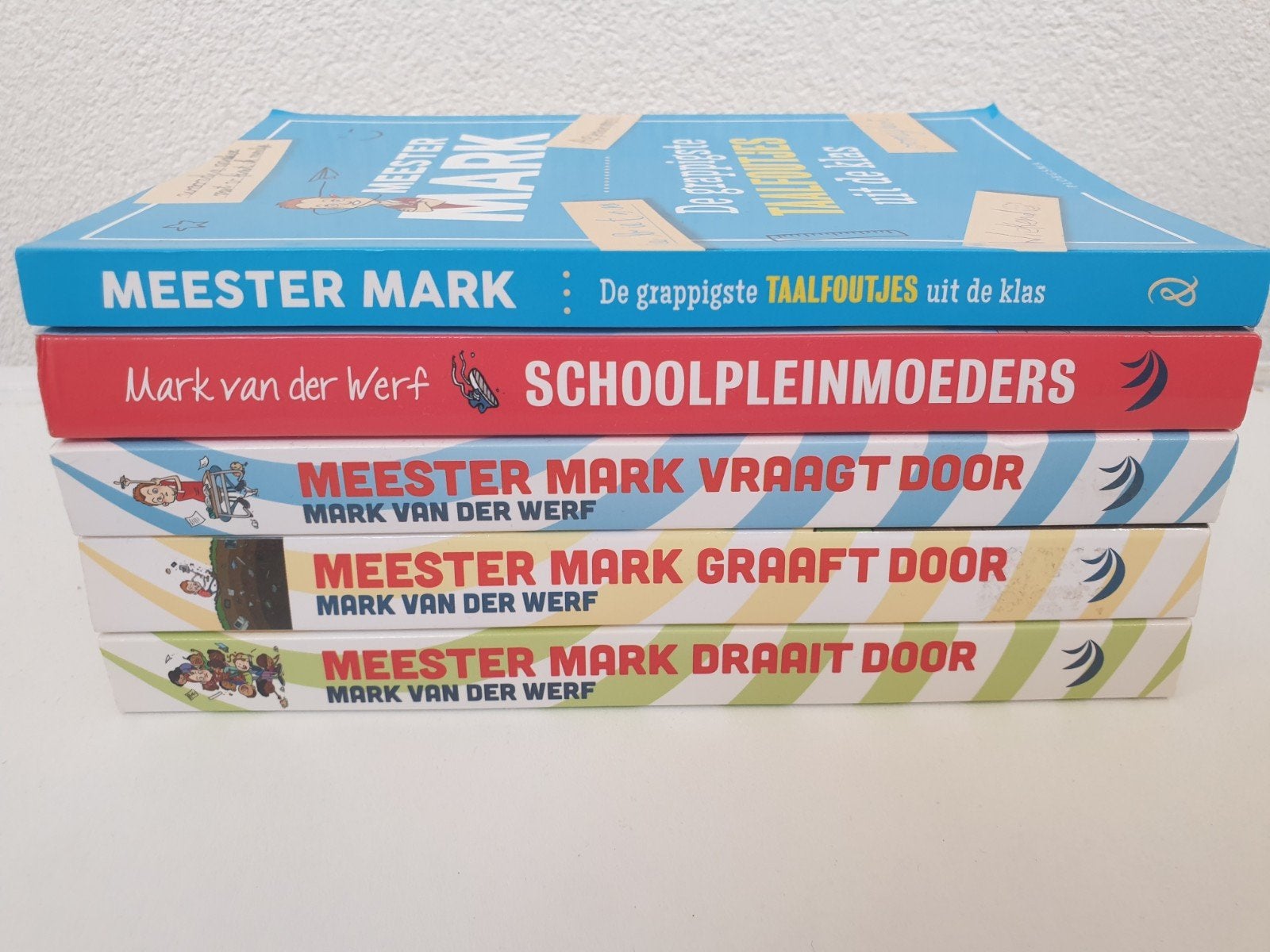 Meester Mark boeken en Schoolpleinmoeders, Ophalen of Verzenden, Gelezen, Mark van der Werf