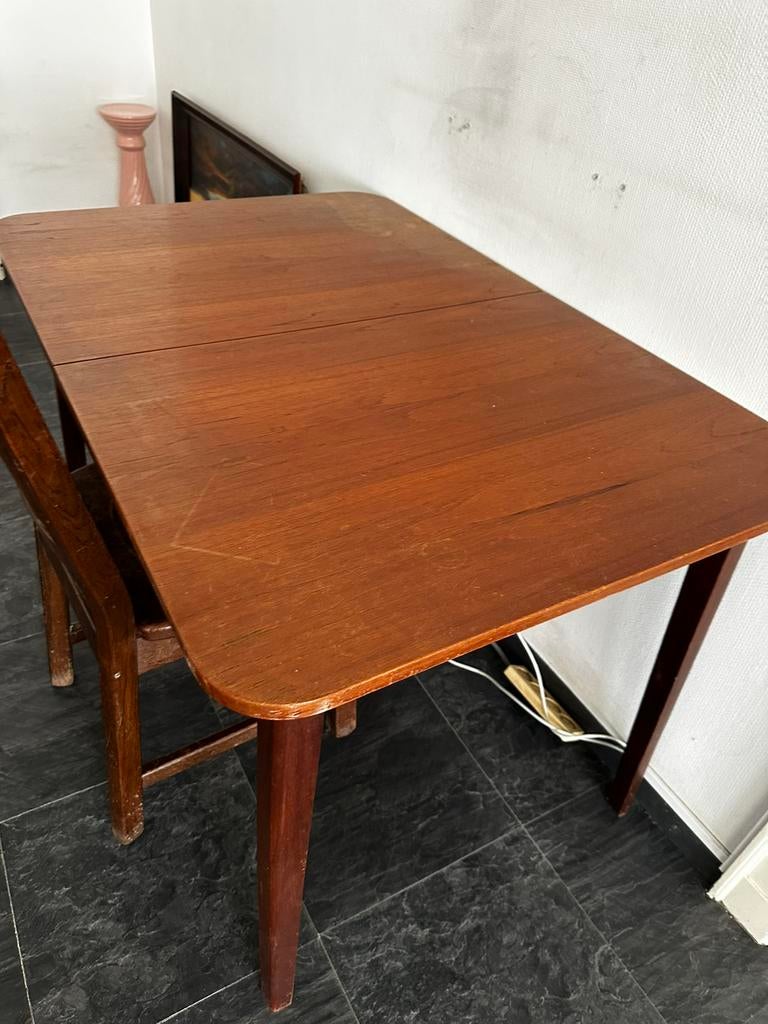 Deense tafel uitschuifbaar, Ophalen