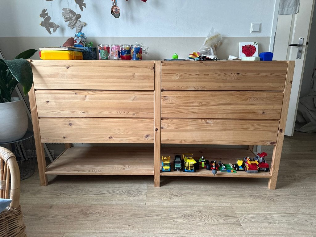 ivar ladekast commode, Huis en Inrichting, Kasten | Ladekasten, Ophalen, Gebruikt, 5 laden of meer, 150 tot 200 cm