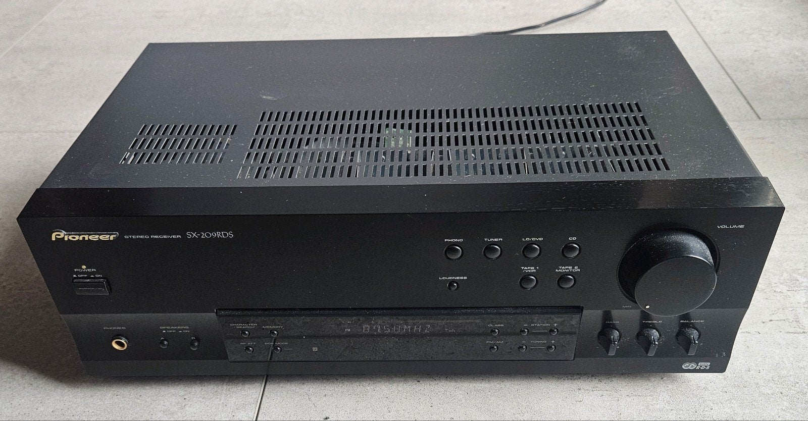 Pioneer SX-209RDS Stereo Receiver, Ophalen, Gebruikt, 60 tot 120 watt, Pioneer