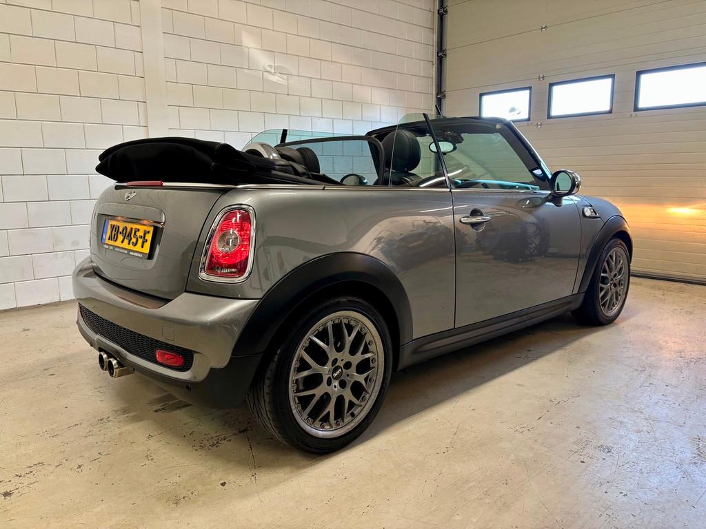 Mini Mini Cabrio 1.6 Cooper S Chili Bj10|Automaat|Leer|Clima, Euro 5, 15 km/l, Gebruikt, Zwart
