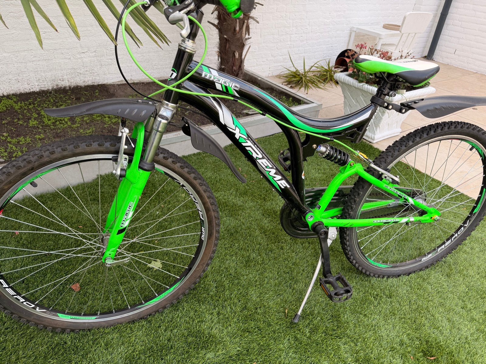 Xtreme Mountainbike - Zwart/Groen, Full Suspension 26 inch, Overige merken, Gebruikt, Ophalen of Verzenden, Dames
