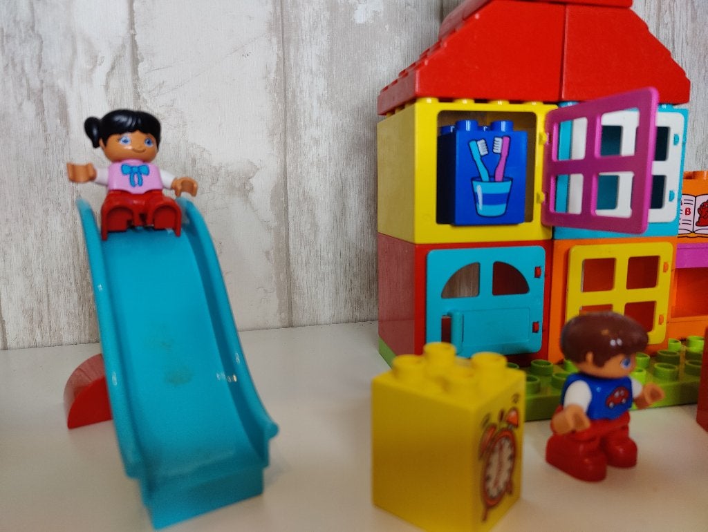 Duplo mijn eerste speelhuis, Ophalen of Verzenden, Zo goed als nieuw, Compleet, Duplo