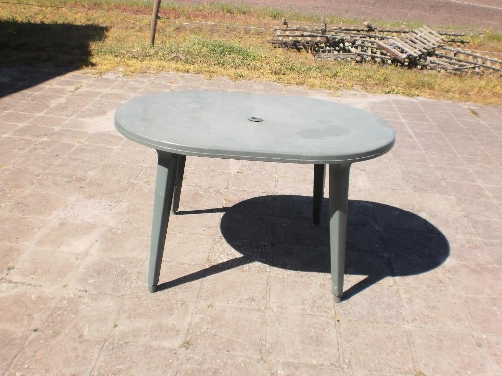 Kunst stoffen tafel, Ophalen, Gebruikt