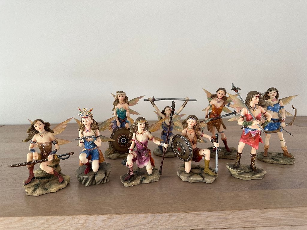 Faerie Glen  elfjes uit serie krijgers 9 stuks fantasy, Ophalen, Zo goed als nieuw, Fantasy