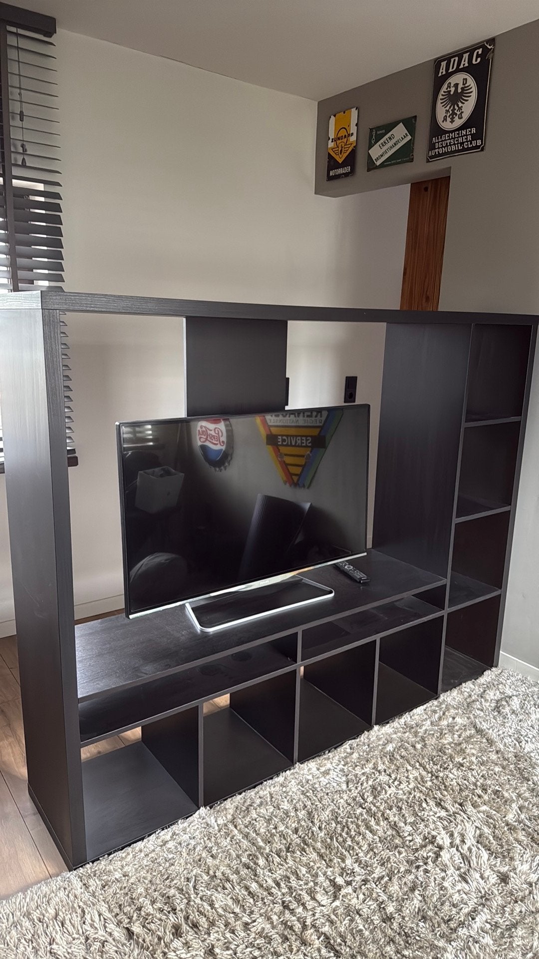 Ikea tv meubel zwart, Ophalen, Zo goed als nieuw, Minder dan 150 cm, Minder dan 100 cm