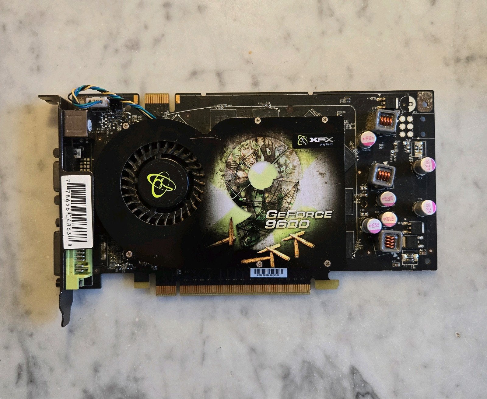 XFX Geforce 9600 GT "512mb", Computers en Software, Videokaarten, PCI-Express 2, GDDR3, Verzenden, Zo goed als nieuw
