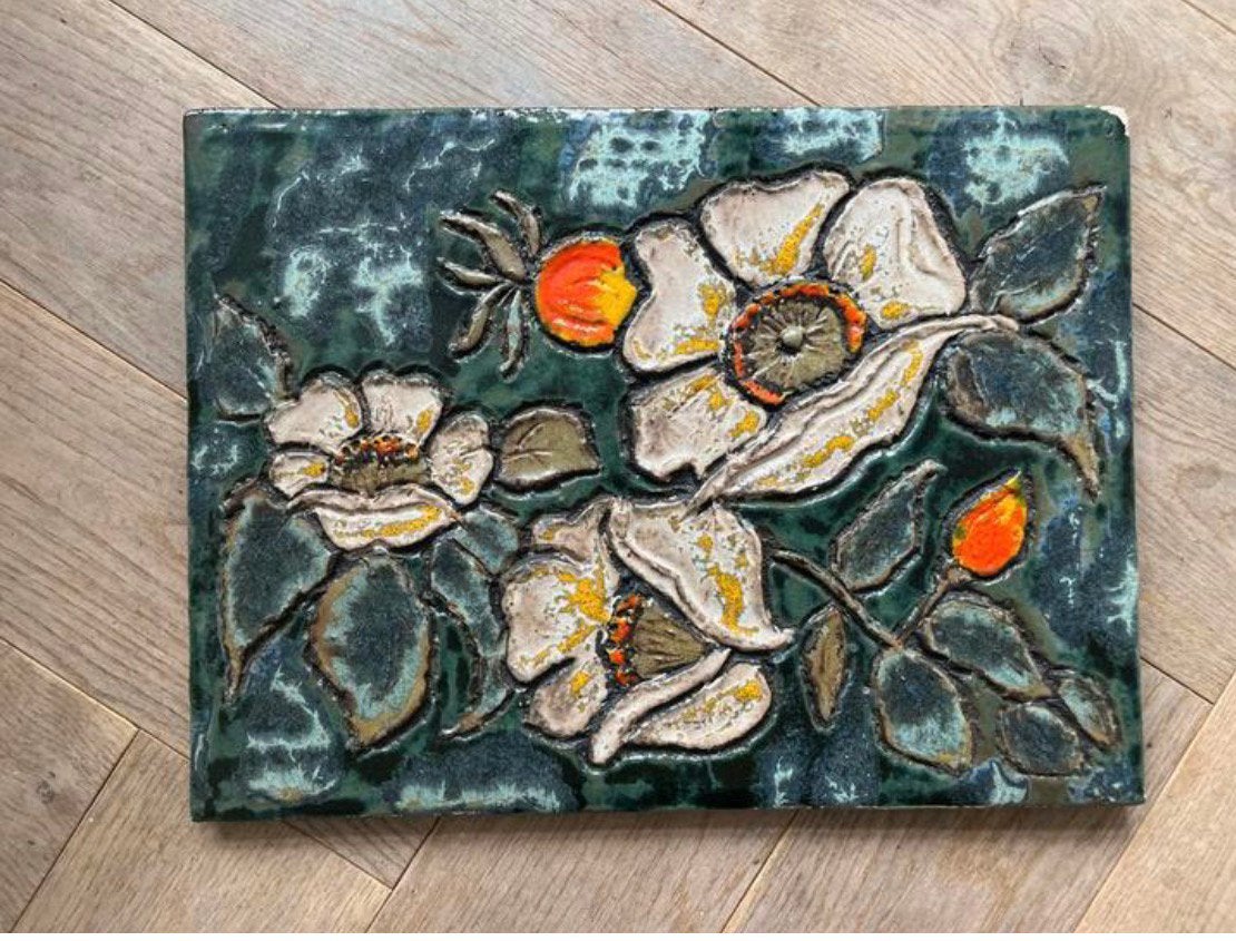 Prachtig bintage/ midcentury wandrelief, Antiek en Kunst, Ophalen of Verzenden
