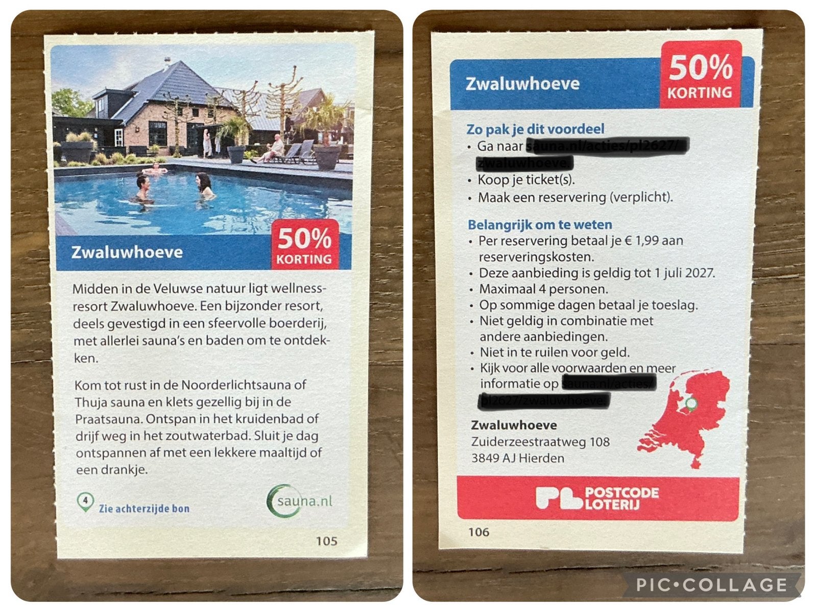 Kortingsbon Sauna Zwaluwhoeve 50% korting (KWF), Tickets en Kaartjes, Kortingsbon, Spa of Sauna