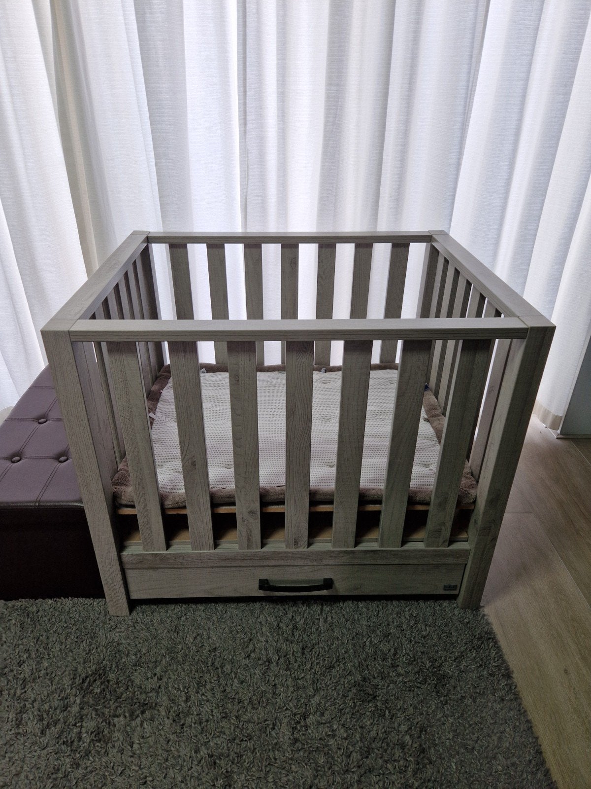 TWE The Wood Factory Box met Lade - Zo goed als nieuw, Kinderen en Baby's, Ophalen, Zo goed als nieuw, Vierkant, Boxkleed