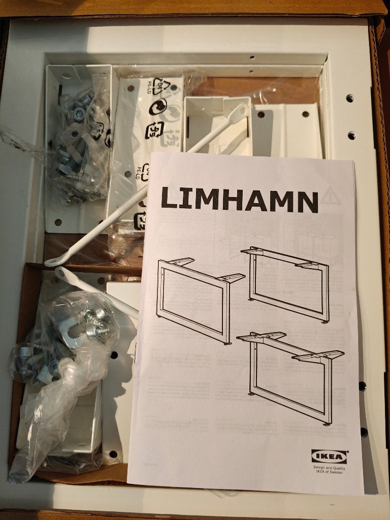 Ikea Limhamn poot wit, Ophalen of Verzenden, Nieuw