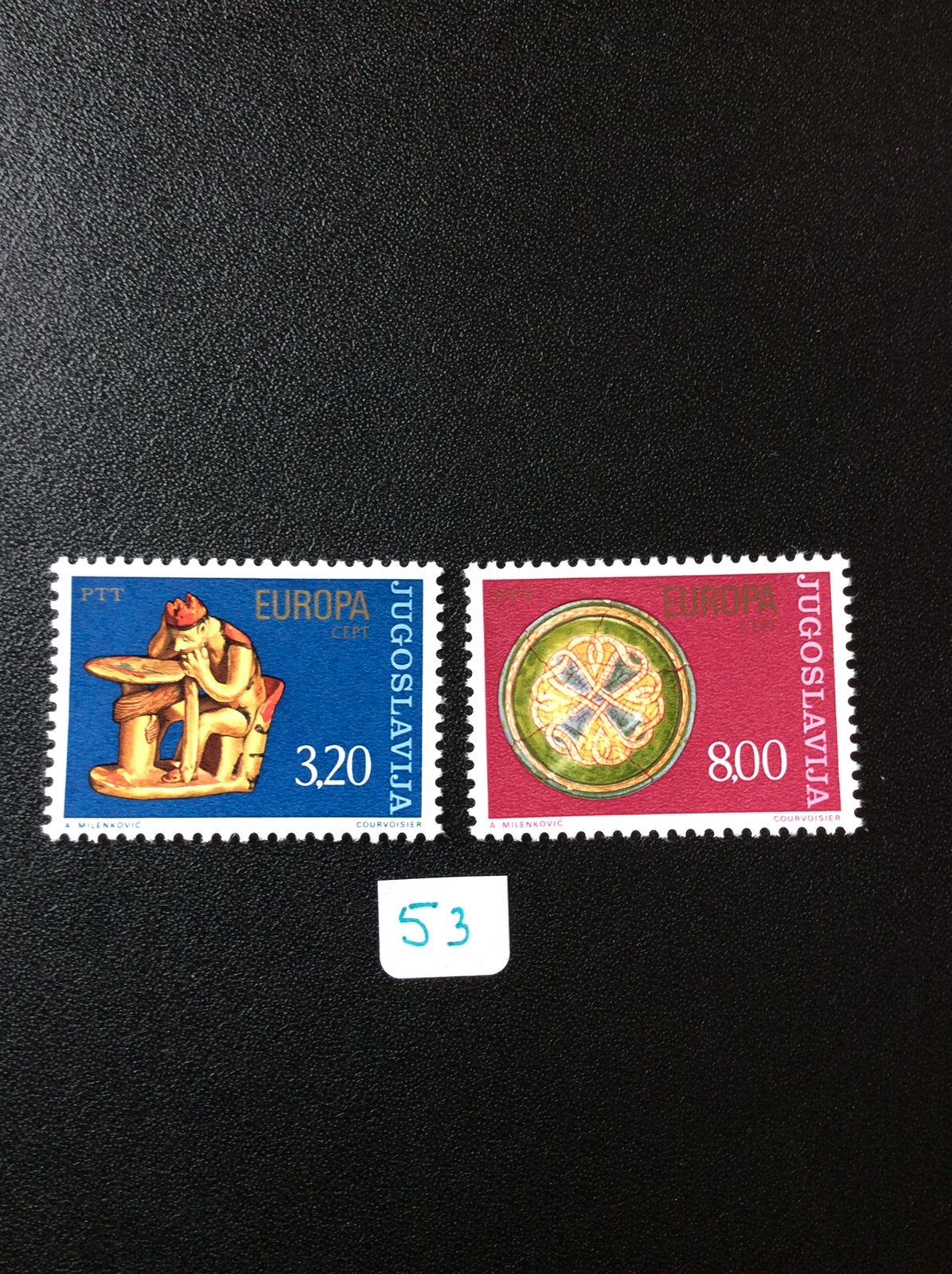 Joegoslavie postzegels 1976 pfr Mi 1635/6, Ophalen of Verzenden, Joegoslavië, Postfris