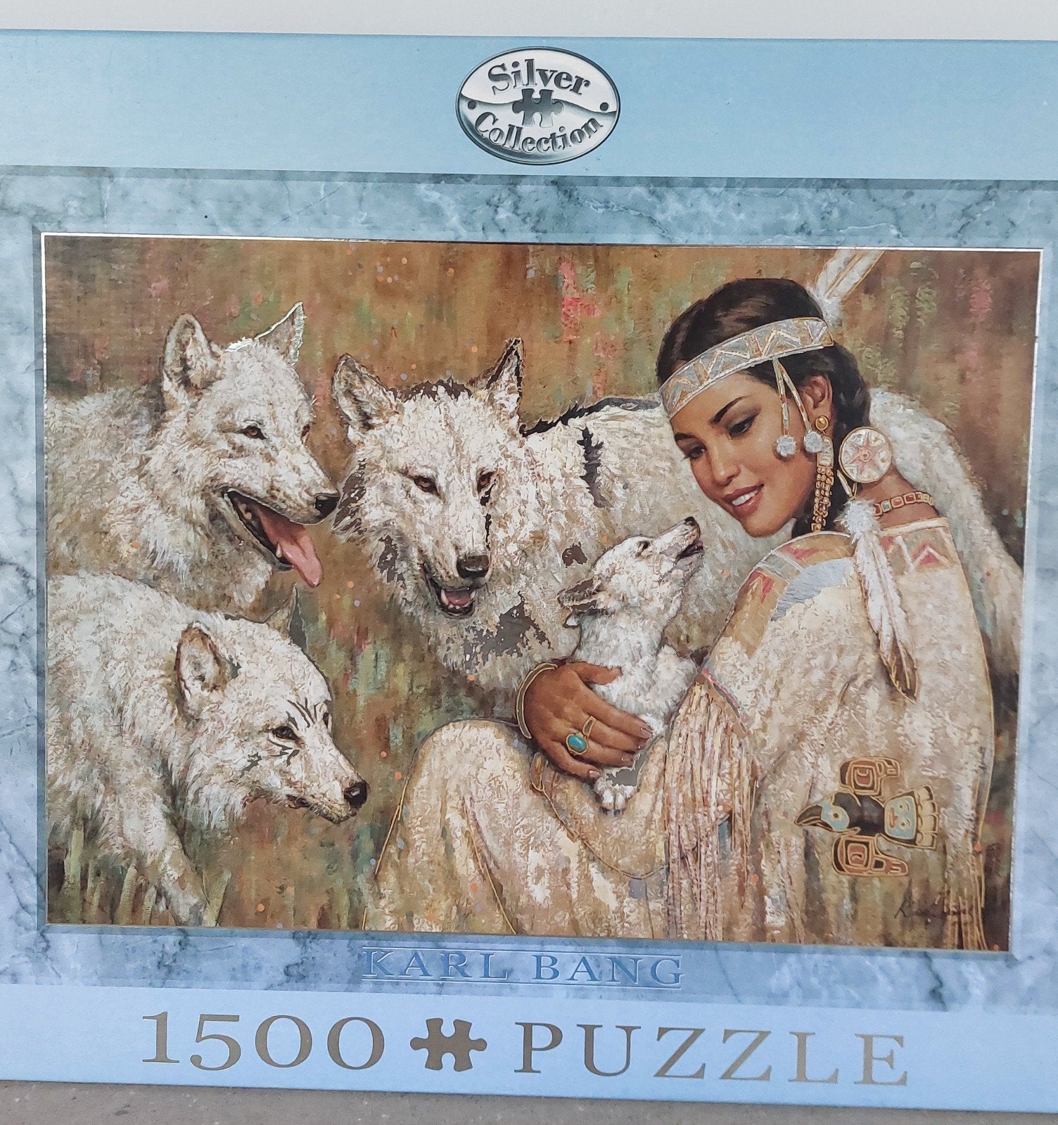 Karl Bang Silver Collection 1500 stukjes puzzel, Ophalen of Verzenden, Meer dan 1500 stukjes, Zo goed als nieuw, Legpuzzel