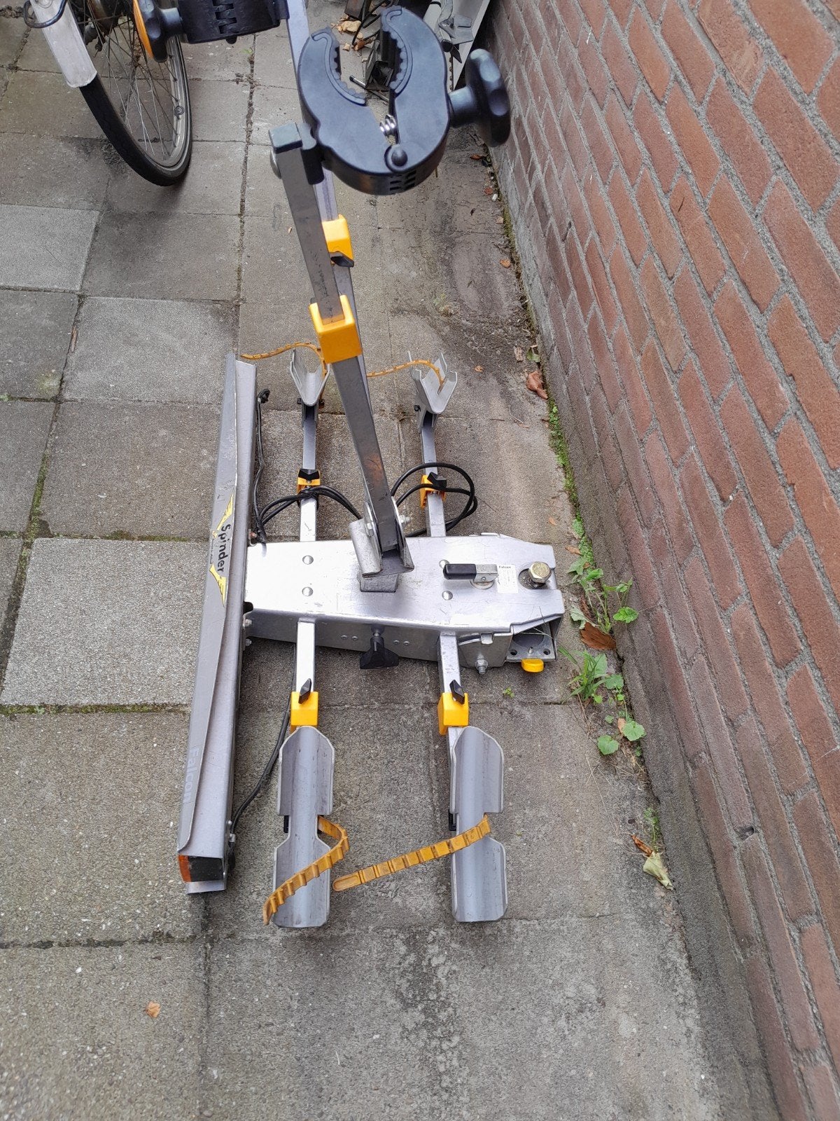 fietsendrager Spinder Falcon rc 2 f, Auto diversen, Ophalen, Gebruikt, 2 fietsen, Trekhaakdrager